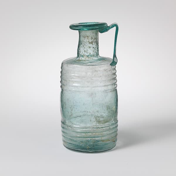 Glass barrel jug, by Frontinus