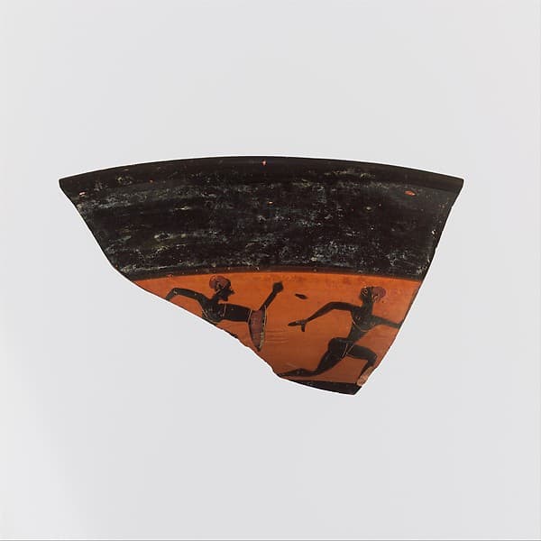Fragment of a kylix: band-cup (drinking cup), by Elbows Out