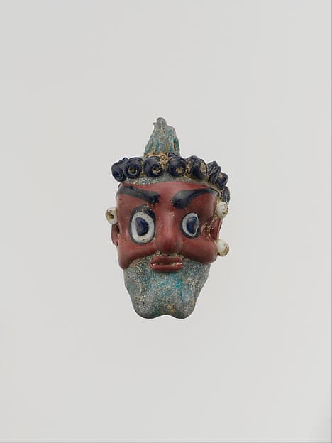 Glass head pendant