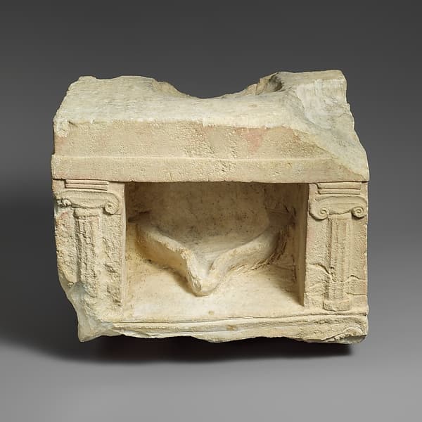 Limestone altar
