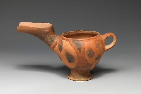 Terracotta beak-spouted jar, Vasiliki ware