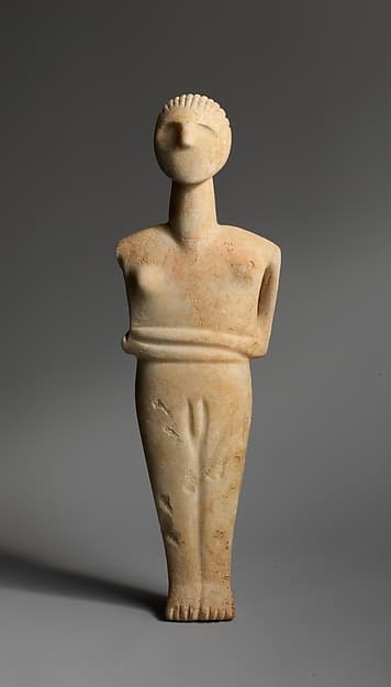 Marble male figure