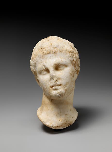 Marble head of a youth