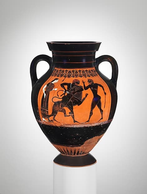 Terracotta amphora (jar), by Group E