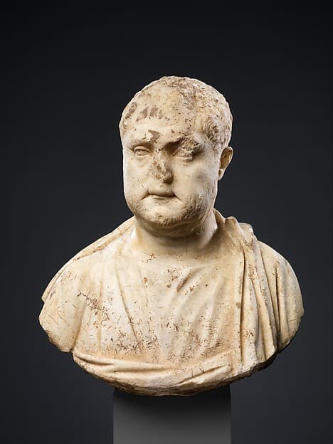 Marble portrait bust of a man