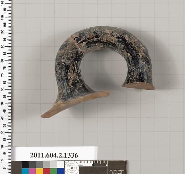 Terracotta fragment of a skyphos (deep drinking cup)