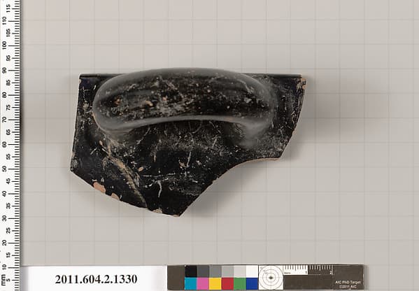 Terracotta fragment of a skyphos (deep drinking cup)