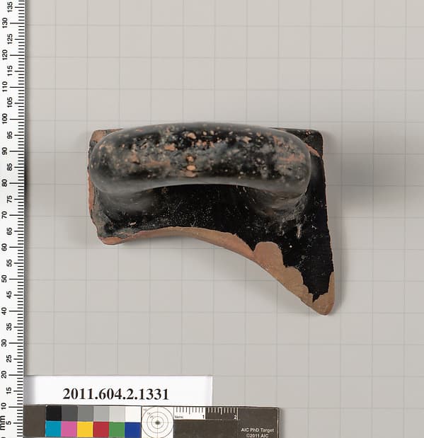 Terracotta fragment of a skyphos (deep drinking cup)