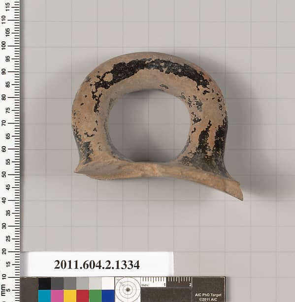Terracotta fragment of a skyphos (deep drinking cup)