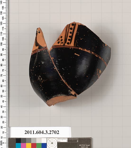 Terracotta fragment of an oinochoe (jug), by Athena Painter