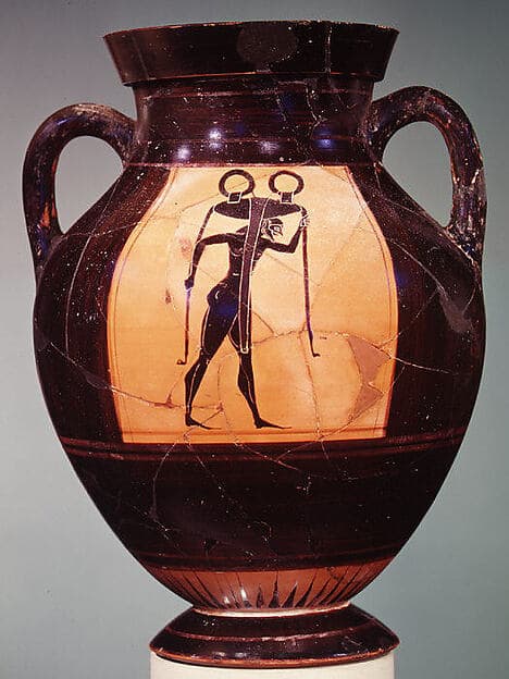 Terracotta amphora (jar), by Group E
