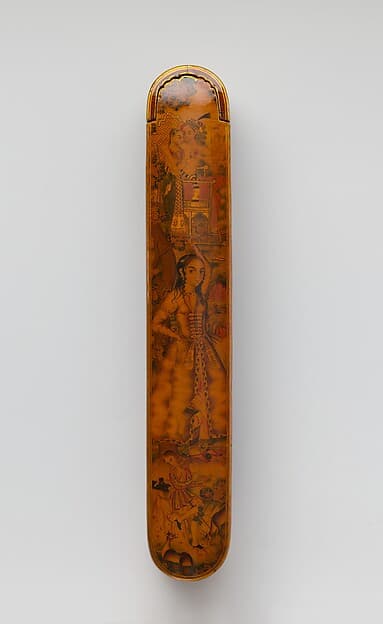 Lacquered Pen Box (Qalamdan), by Manohar