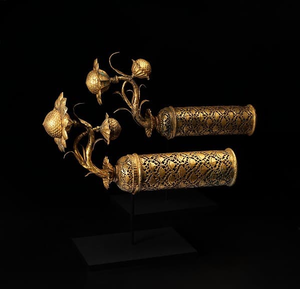 Palanquin Finials with Lotuses