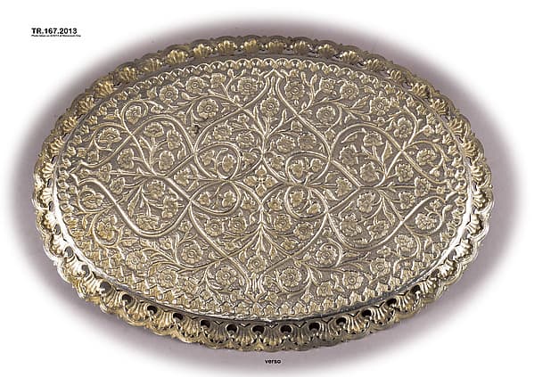 Silver Gilt Tray