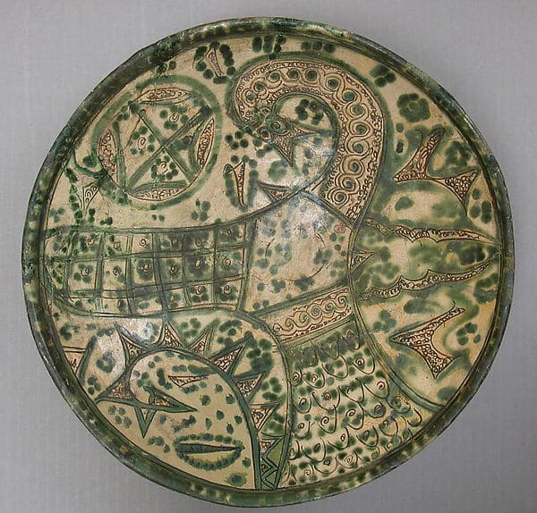 Bowl with Stylized Bird