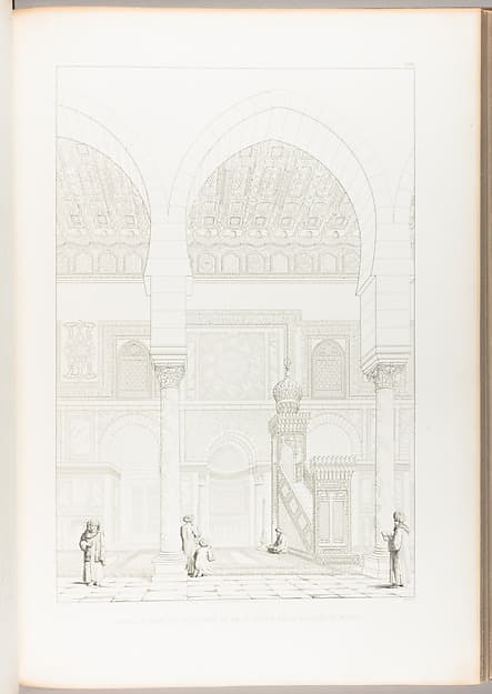 Architecture arabe : ou, Monuments du Kaire, mesurés et dessinés, de 1818 à 1826, by Pascal Coste