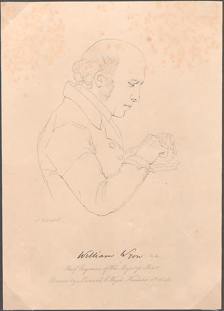 William Wyon, R.A., chief engraver of Her Majesty's Mint, by Leonard Charles Wyon