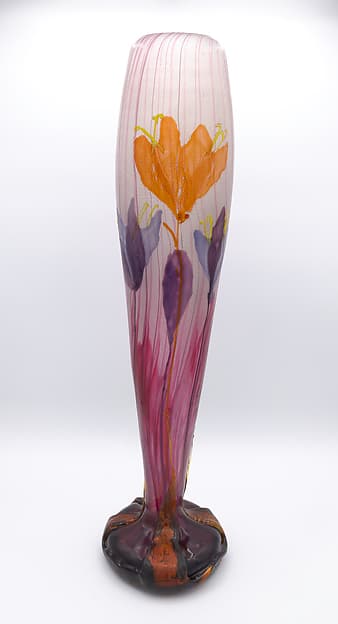 "Autumn Crocus" Vase, by Emile Gallé