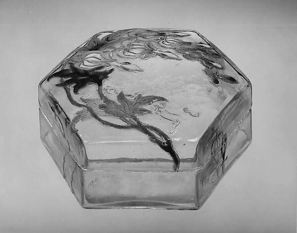 Box with lid, by Emile Gallé