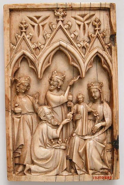Leaf from a Diptych with the Adoration of the Magi