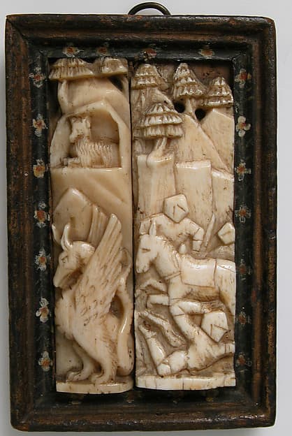 Fragments of a Box representing the Quest for the Golden Fleece, by Embriachi Workshop