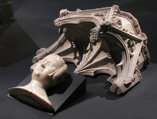 Canopy from the tomb of Philip III (the Bold) of France (1245-1285), by Jean d'Arras