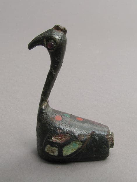 Brooch in the Form of a Peacock