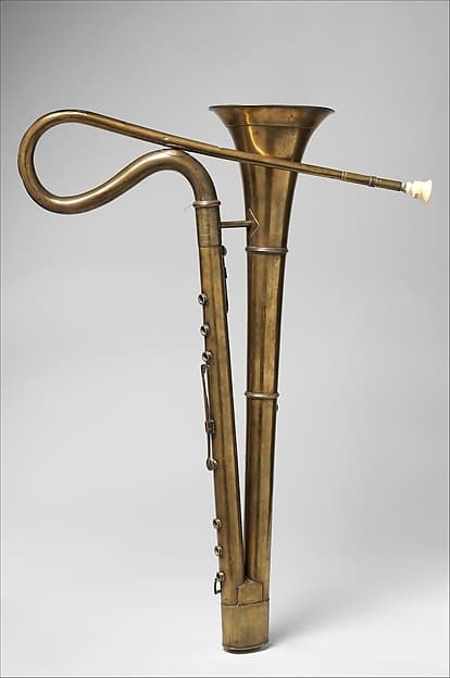 English Bass Horn in B-flat, by Frederick Pace