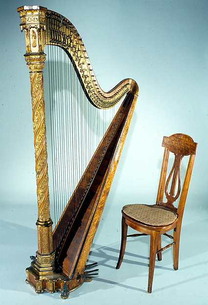 Pedal Harp, by Erard et Cie