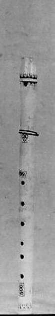 Vertical Duct Flute in D, by H. Boulanger et Cie