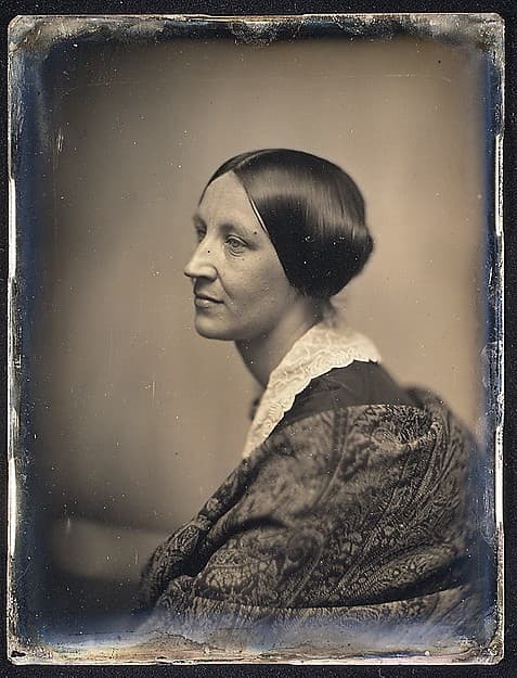 [Woman in Profile with Lace Collar and Shawl], by Southworth and Hawes