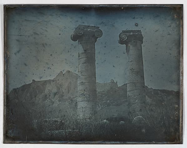 Temple of Artemis, Sardis (134. Sardes. 1843. T. de Cybèle.), by Joseph-Philibert Girault de Prangey