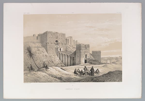 48. Château d’Alep, by Joseph-Philibert Girault de Prangey