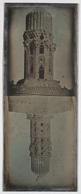 Mosque of Sultan al-Hakim, Cairo (117. Kaire. 1843 Gâma Soultan Ansoun détails [sic]), by Joseph-Philibert Girault de Prangey