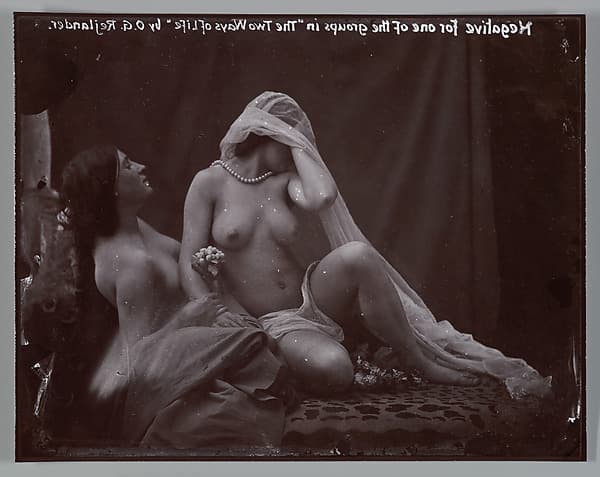 [Study for "Two Ways of Life"], by Oscar Gustav Rejlander