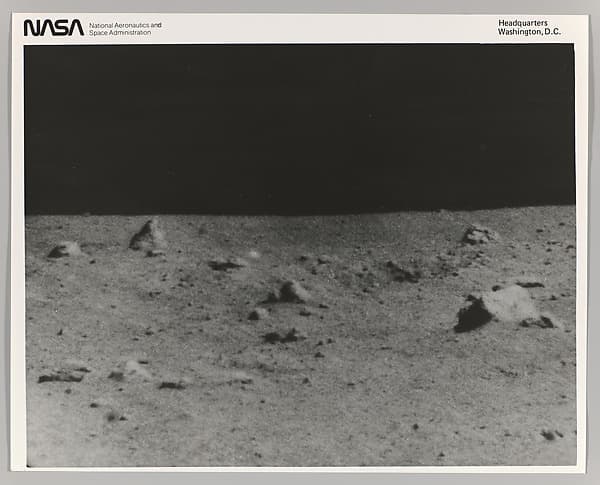 [Lunar Surface Photographed by Surveyor V], by National Aeronautics and Space Administration (NASA)