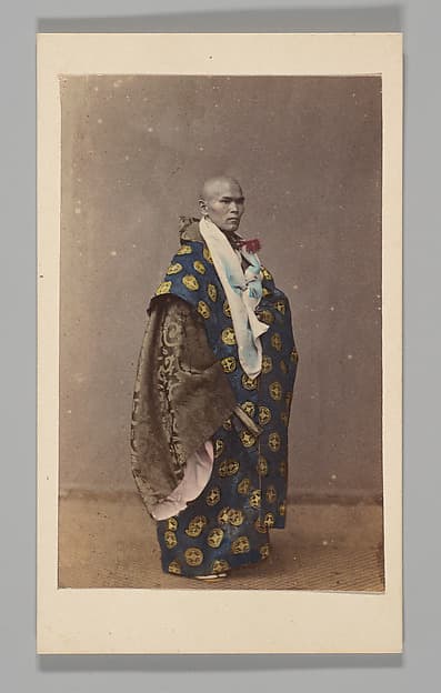 [Japanese High Priest in Full Canonicals], by Felice Beato