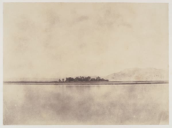 [The Nile in front of the Theban Hills], by John Beasley Greene