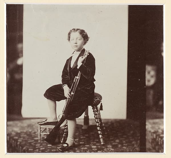 [Imperial Prince with Gun], by André-Adolphe-Eugène Disdéri