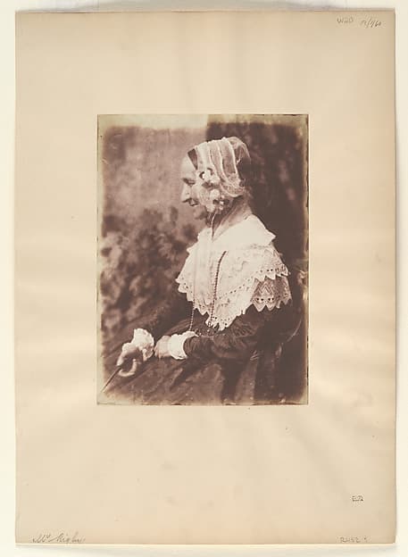 Mrs. Anne Rigby (née Anne Palgrave, 1777–1872), by Hill and Adamson