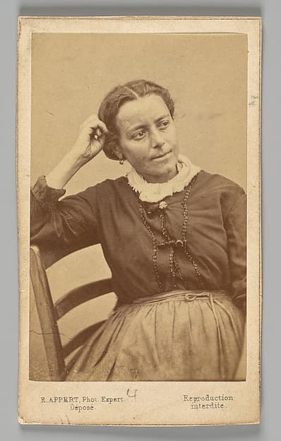 [Member of the Paris Commune: Marie Grivot, orateur de club, perpétuité], by Ernest Eugène Appert