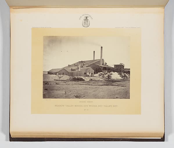 Meadow Valley Mining Company's Works, Dry Valley, Nevada, by Timothy H. O'Sullivan