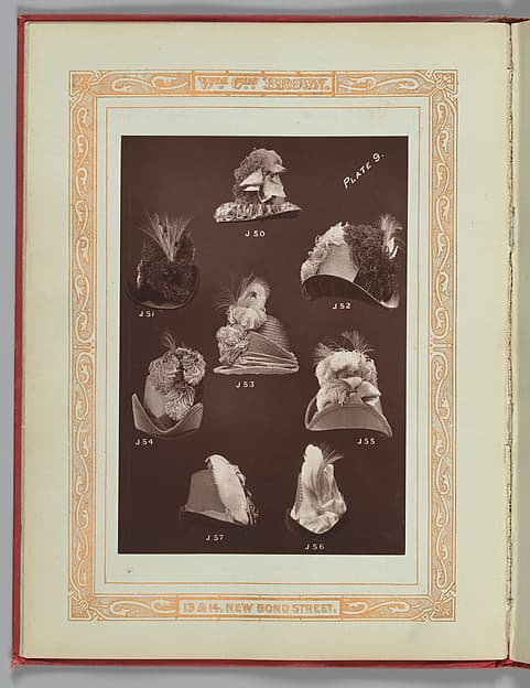 [Hats J50-J57], by William Charles Brown