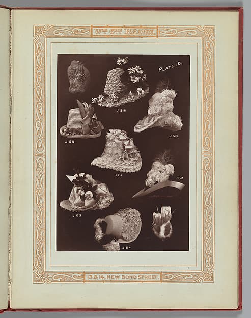 [Hats J58-J64], by William Charles Brown