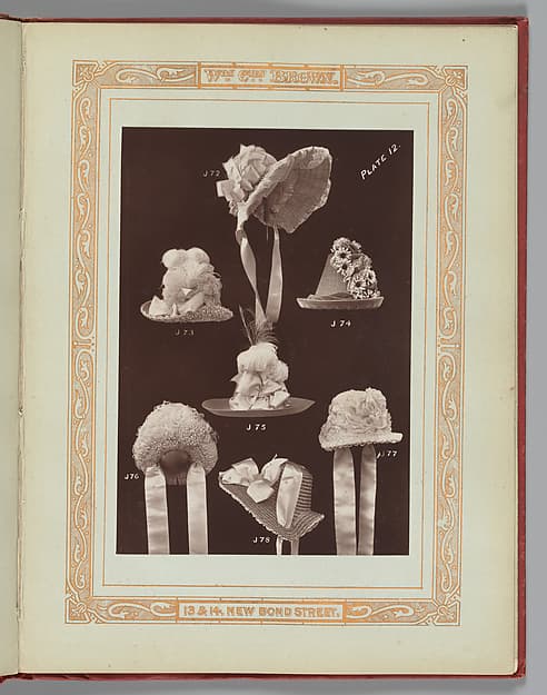 [Hats J72-J78], by William Charles Brown