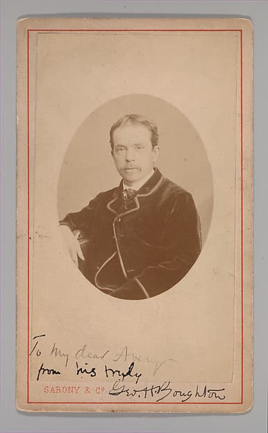 [George Henry Boughton], by Oliver François Xavier Sarony