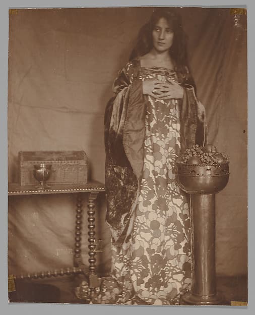[Portrait of Alice Dieudonne Chase], by Alice Gerson Chase (Mrs. William Merritt Chase)
