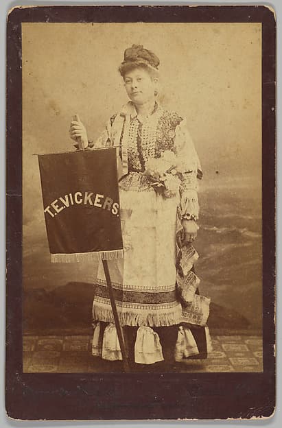 [Merchants' Carnival Portrait: T. E. Vickers, Canton, Ohio], by Vignos & Hurford