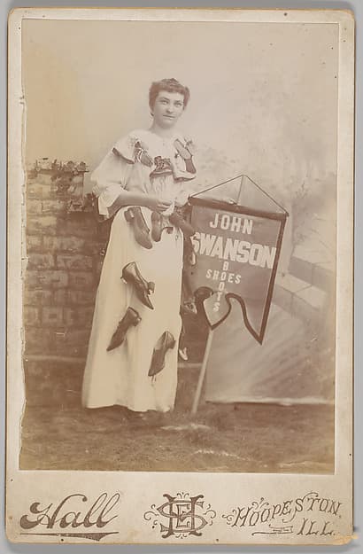 [Merchants' Carnival Portrait: John Swanson Shoes & Boots, Hoopeston, Illnois], by S. E. Hall