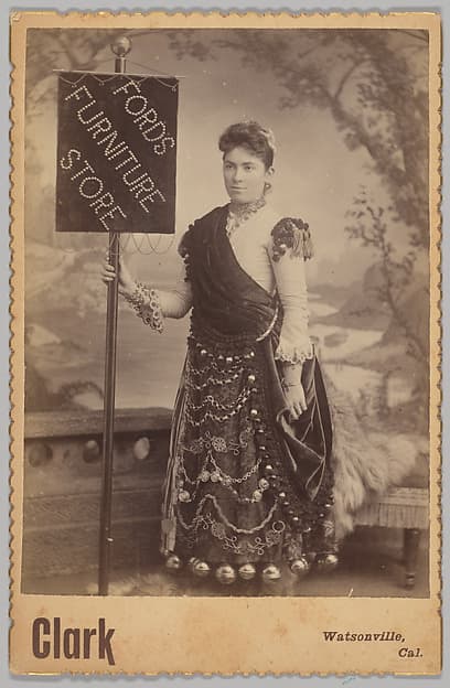 [Merchants' Carnival Portrait: Fords Furniture Store, Watsonville, California], by Clark